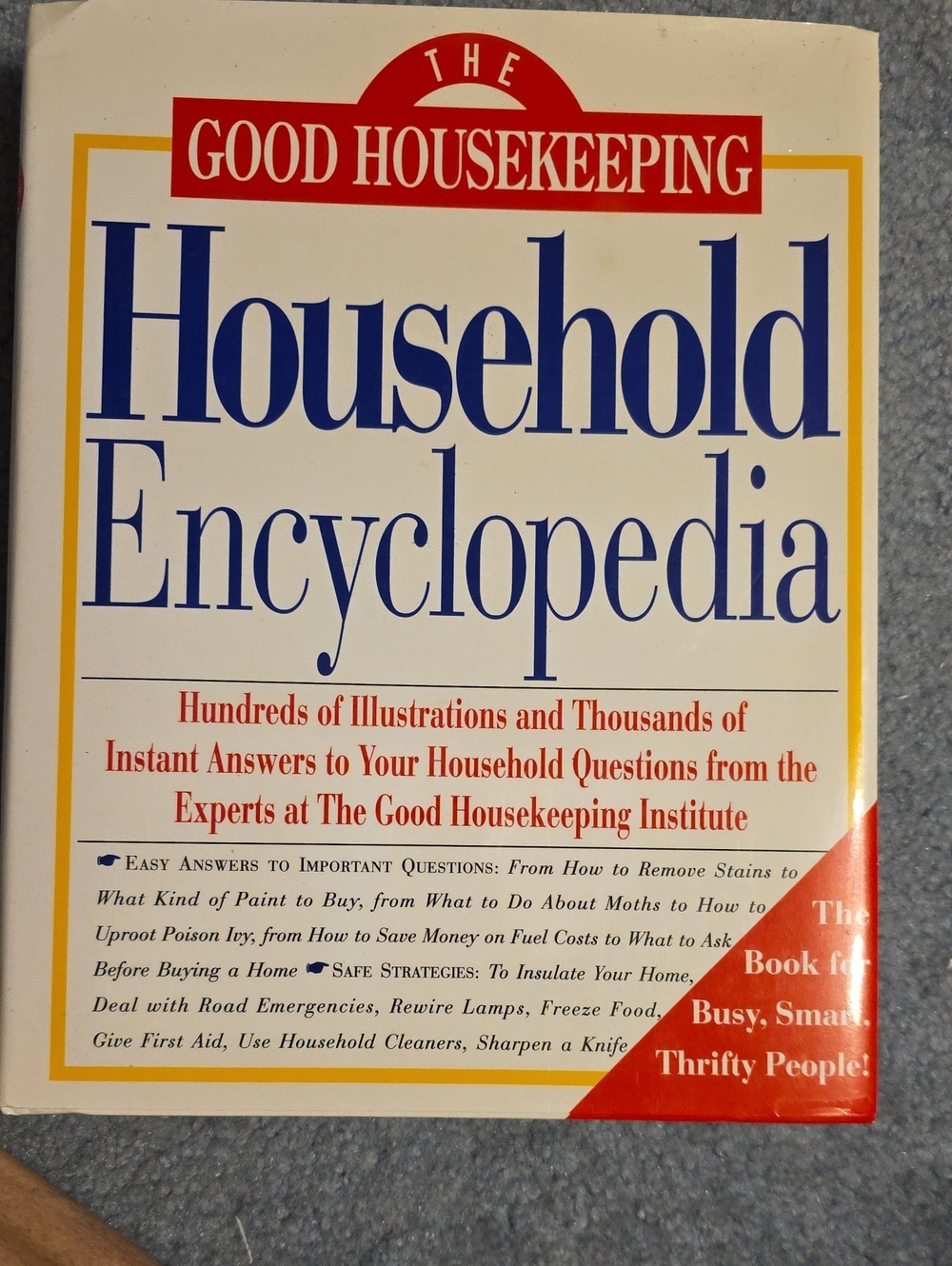 The Hardcover Household Encyclopedia — White/Cream Cover